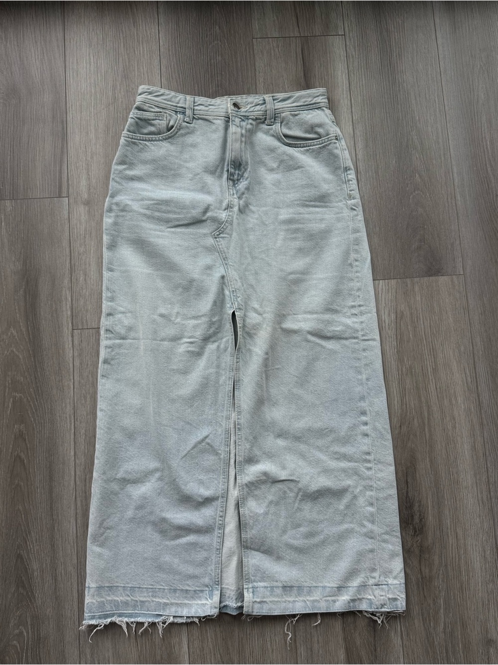 Zara Light Blue Denim Skirt